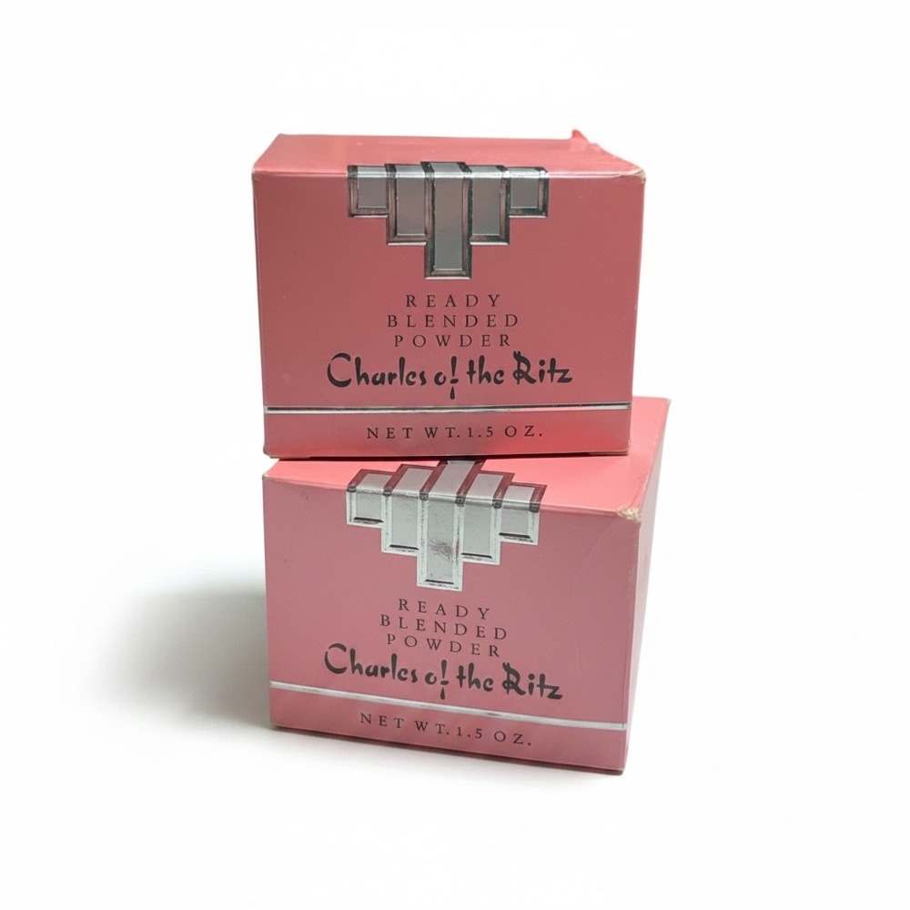 Charles of the Ritz Ready Blended Powder 1.5oz Classic Ivory 2pk Vintage Pink